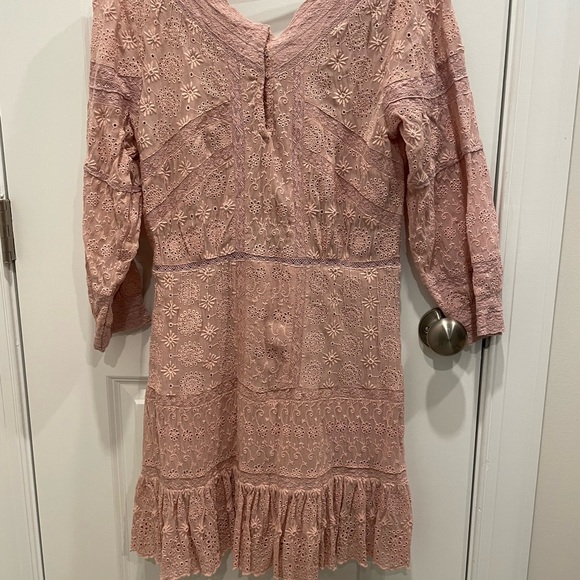 Like new Loveshackfancy pink cheri dress in Sz 10 - Picture 6 of 9